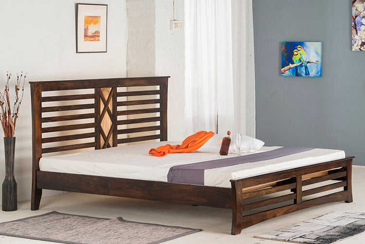 Solid Wood Y Contrast Bed