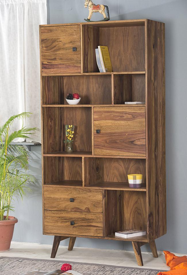 Solid Wood Buck Bookcase