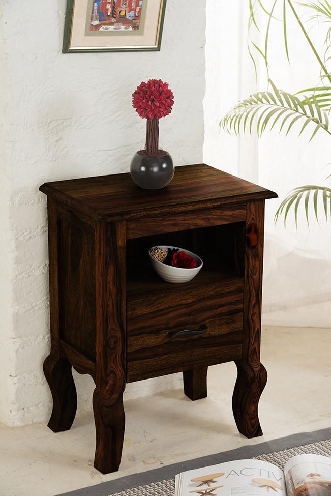 Solid Wood Tania Bedside Table