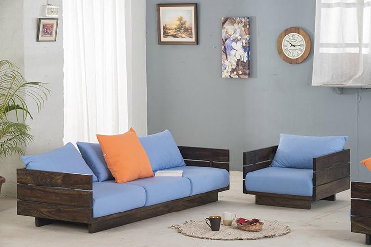 Solid Wood Turner Sofa Set
