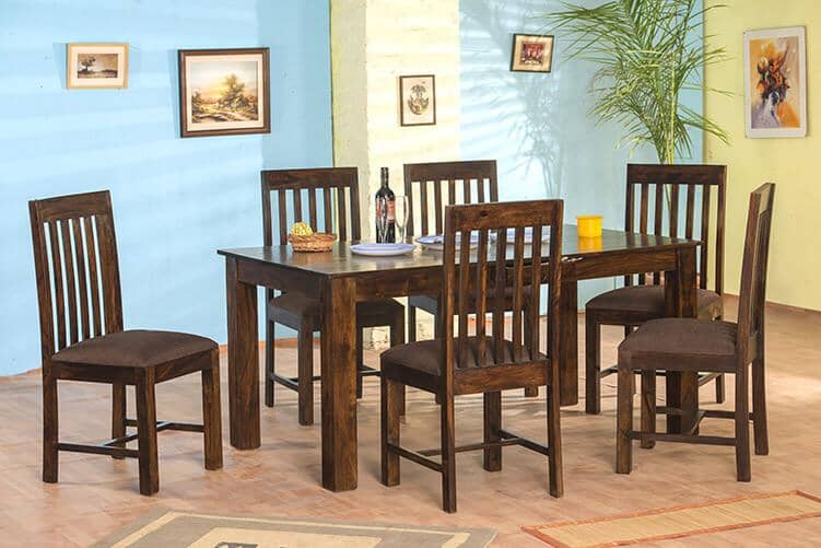 6 Seater Set (1 Table + 6 Chairs)