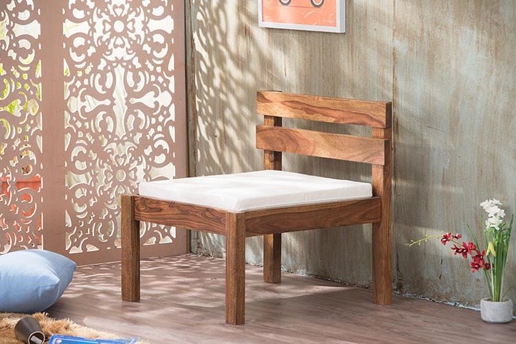 Single Seater - Solid Sheesham Wood Charlie Sofa Set