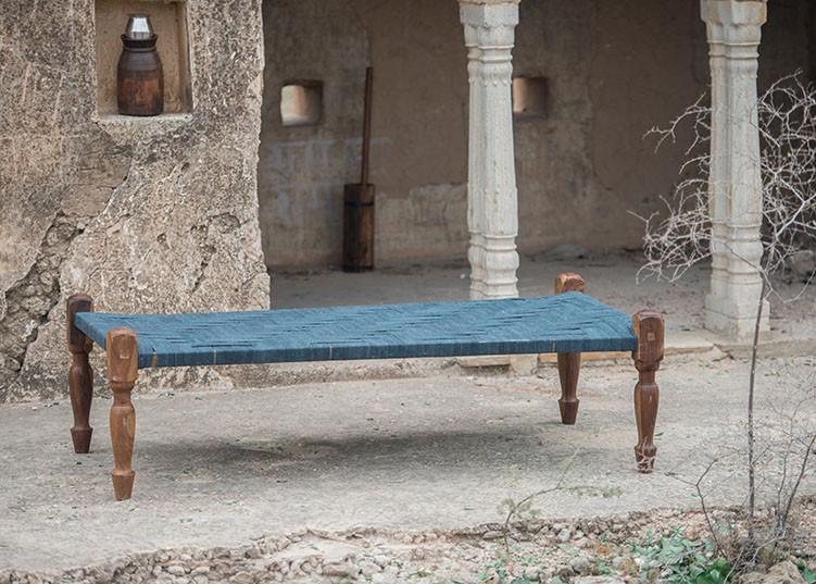 Solid Wood Rajasthani Charpai Bed