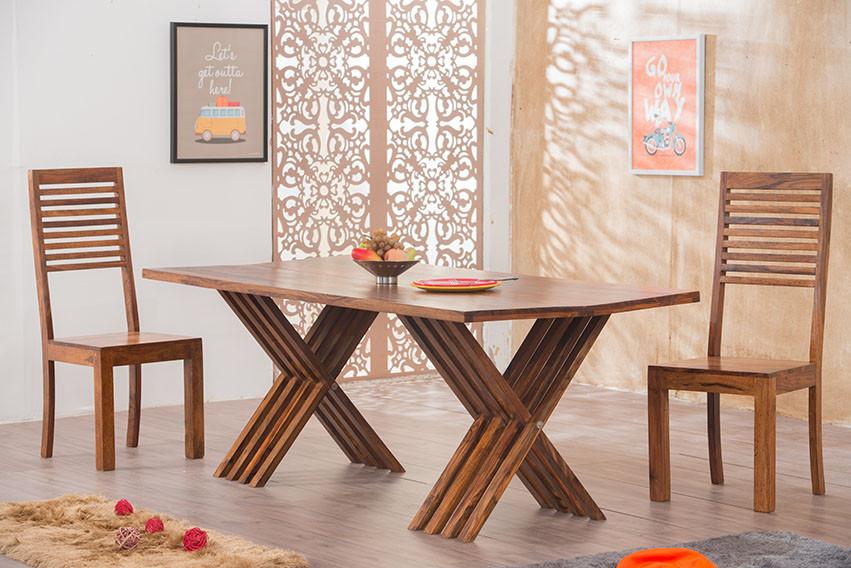 Solid Wood Leh Dining Set