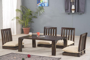 Japanese floor dining table set best sale