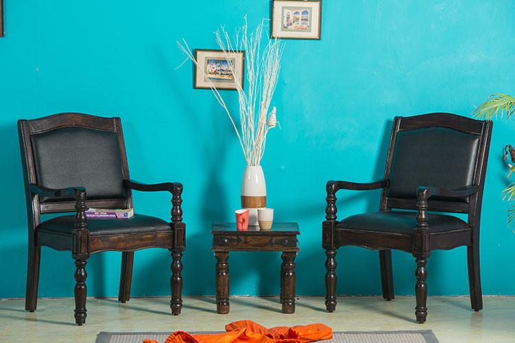 Solid Wood Jaipur Easy Chair