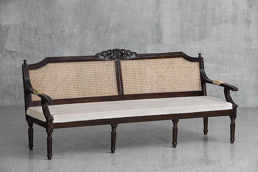 Solid Wood Bentt Bench Sofa