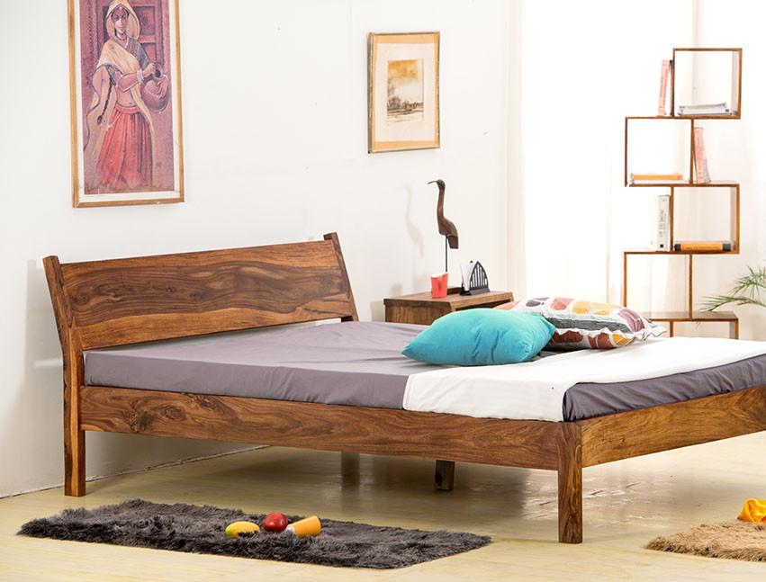 Solid Wood Slant Bed
