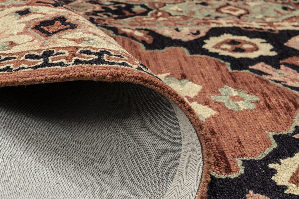 Edan Red Hand Tufted Wool Carpet
