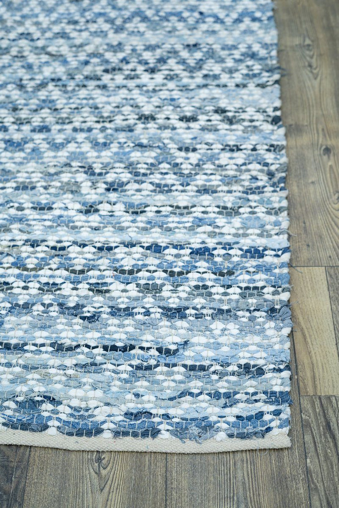 Elton Denim Blue Baided Rug Durrie