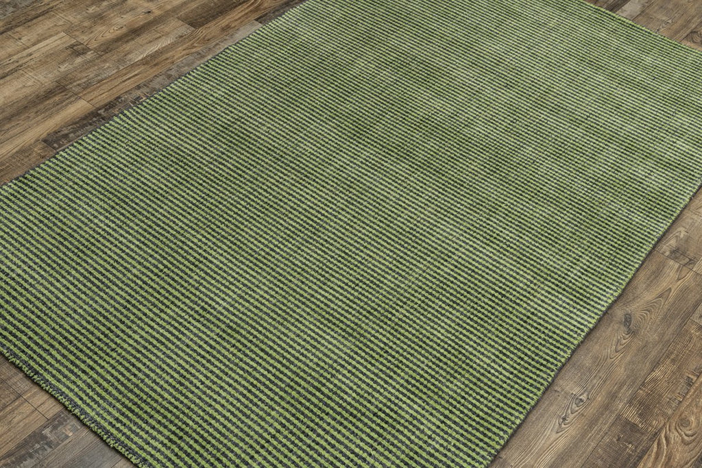 Esme Green Wool Handloom Carpet