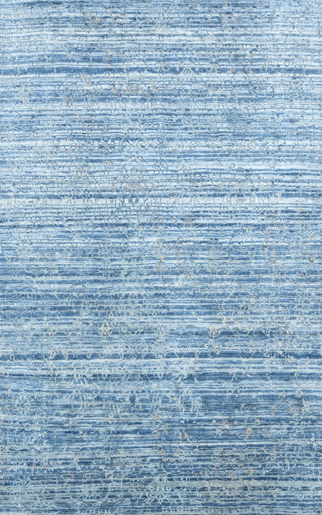Luxury - Cirque Blue Pure Silk & Wool Hand Knotted Premium Carpet