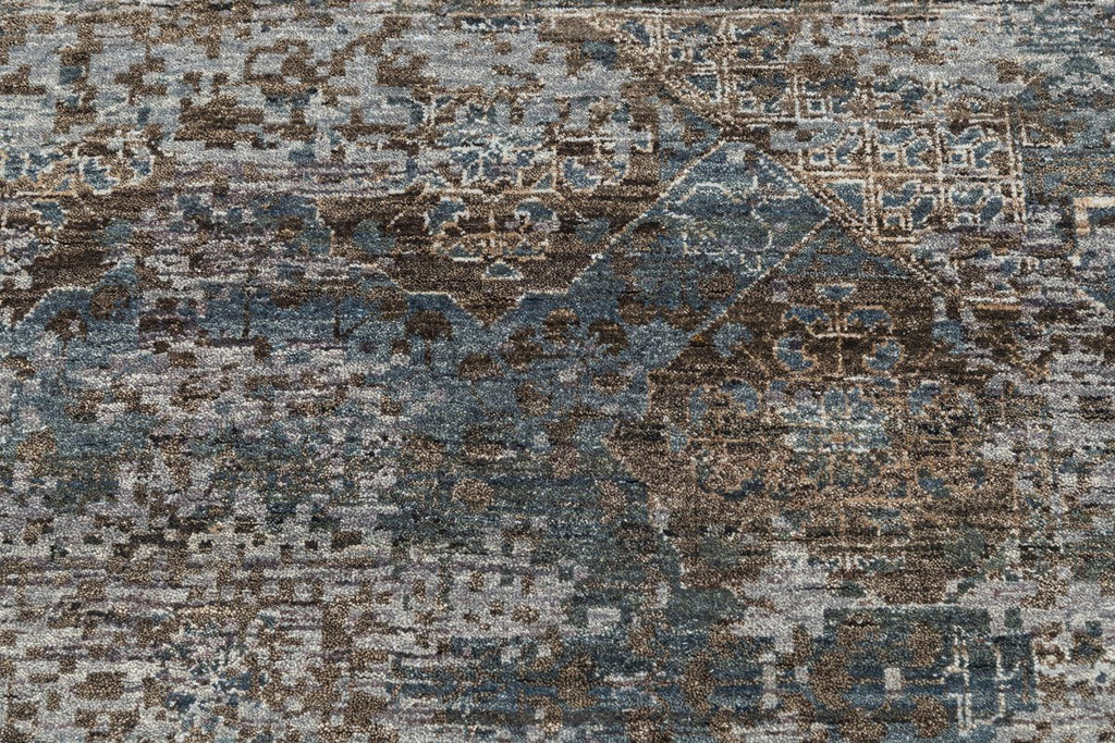 Luxury - Finlay  ST Grey Blue New Zealand Wool Hand Knotted Premium Carpet