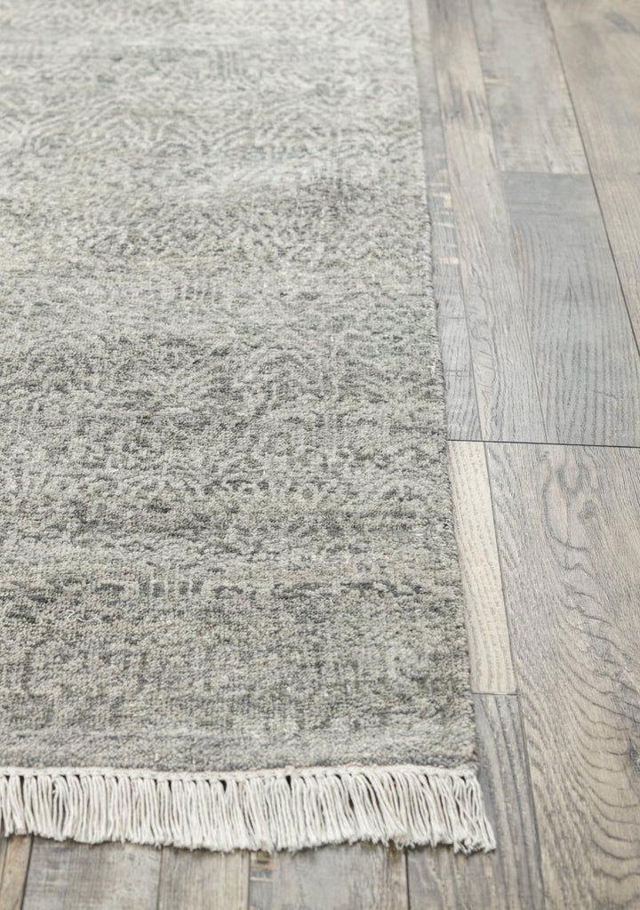 Luxury - Brienne Grey New Zealand Wool Hand Knotted Premium Carpet