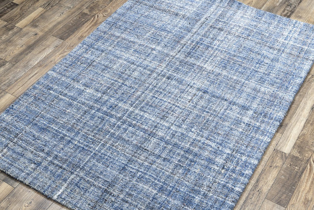 Gemma Blue Wool Hand Knotted Premium Carpet