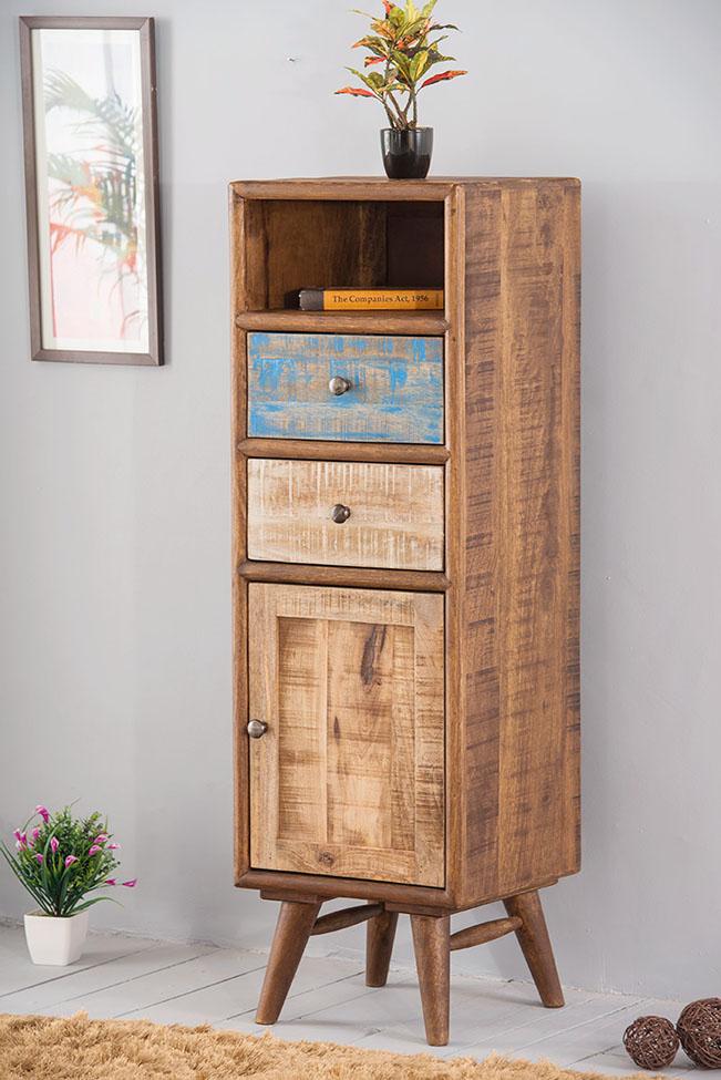 Solid Wood Country EVA Tall Drawer Chest