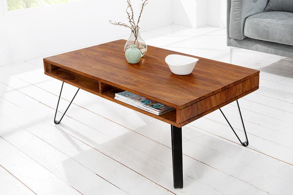 Solid Wood INDIANA Shine Coffee Table