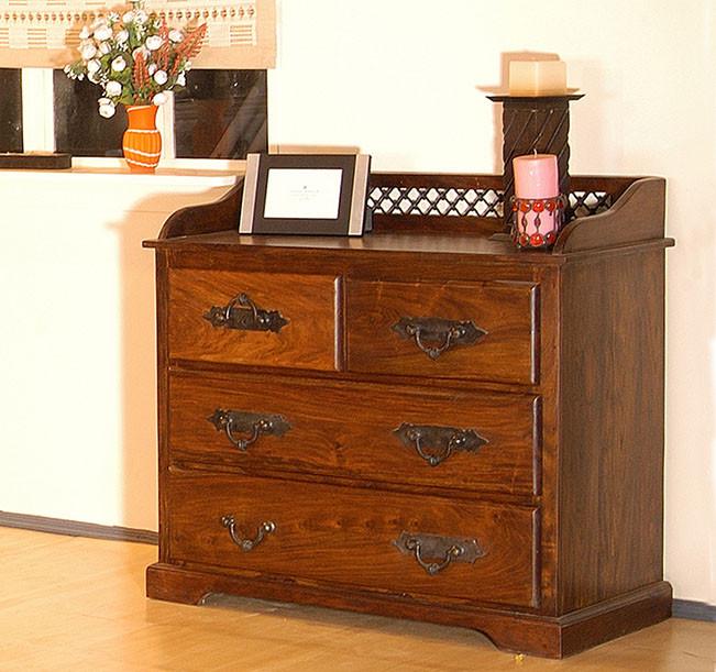 Solid Wood Jali Dresser