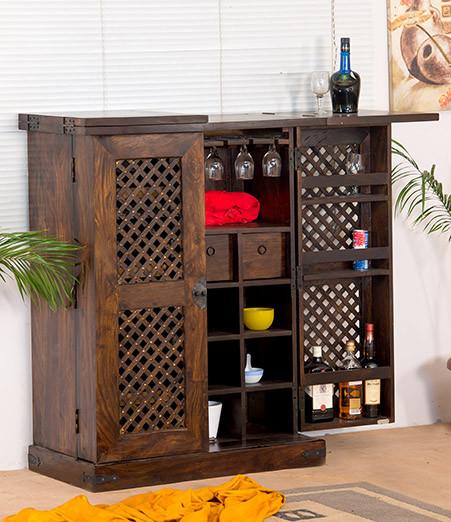 Solid Sheesham Wood Furniture - Jali Bar