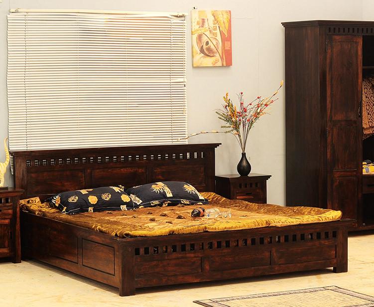 Solid Sheesham Wood Kuber Bed