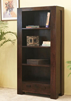bookshelf design with storage