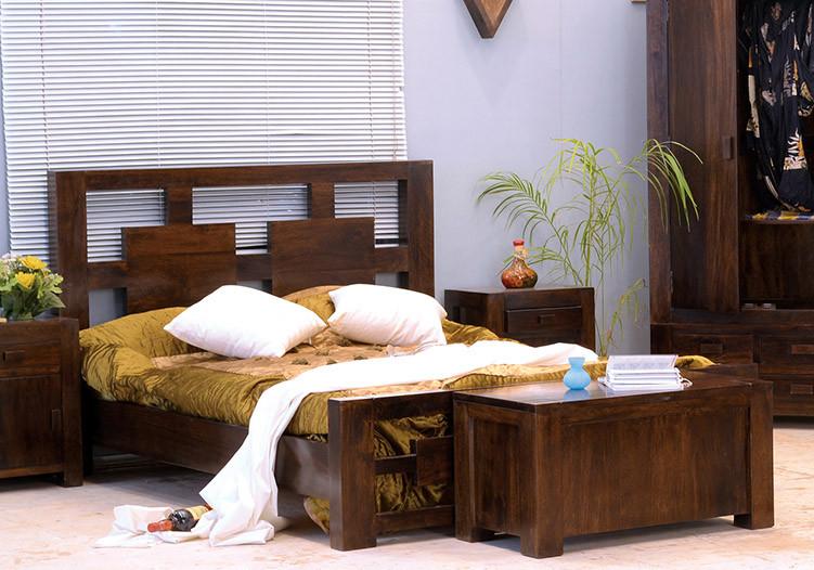 Solid Wood Romeo Bed A