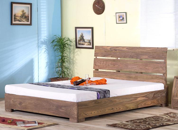 Solid Wood Capital Bed