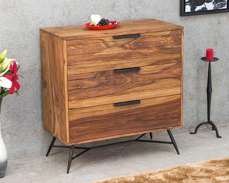 Solid Wood INDIANA Lass Chest of Drawers