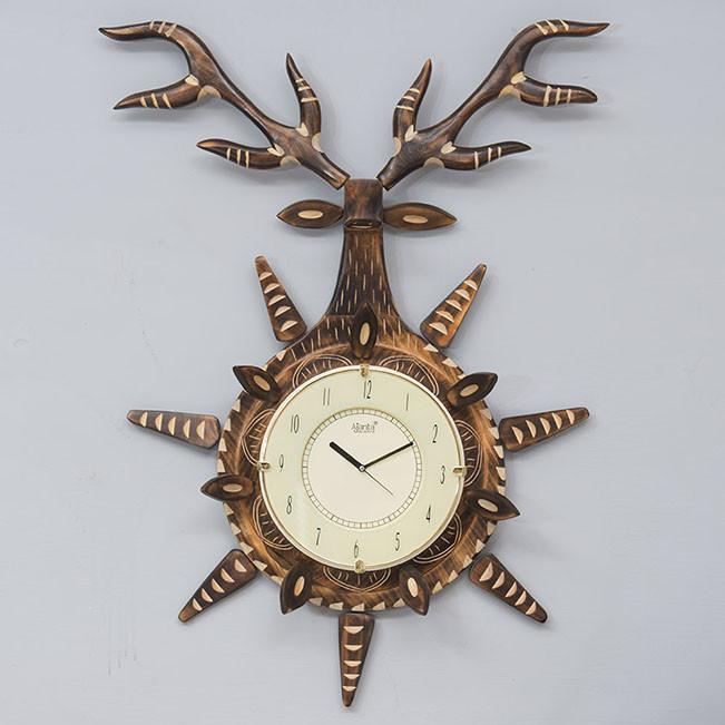 DEER - Solid Wood Clock
