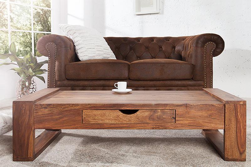 Buy Solid Wood Chester Coffee Table Online | New Launches Coffee Table ...