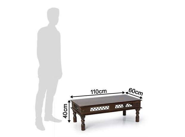 Jali Coffee Table - Indian Solid Sheesham Wood Furniture – Saraf Furniture