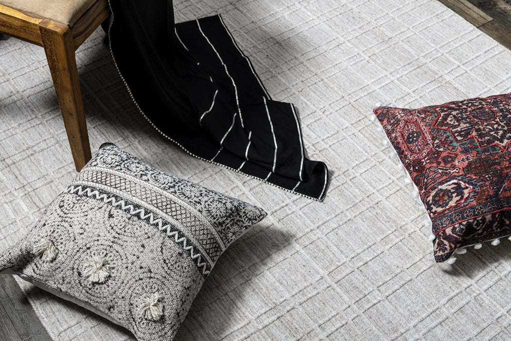 Wake Ivory Handloom Double Back Carpet