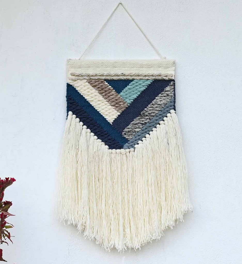 Rozz Blended Wool Handwoven Wall Hanging Art