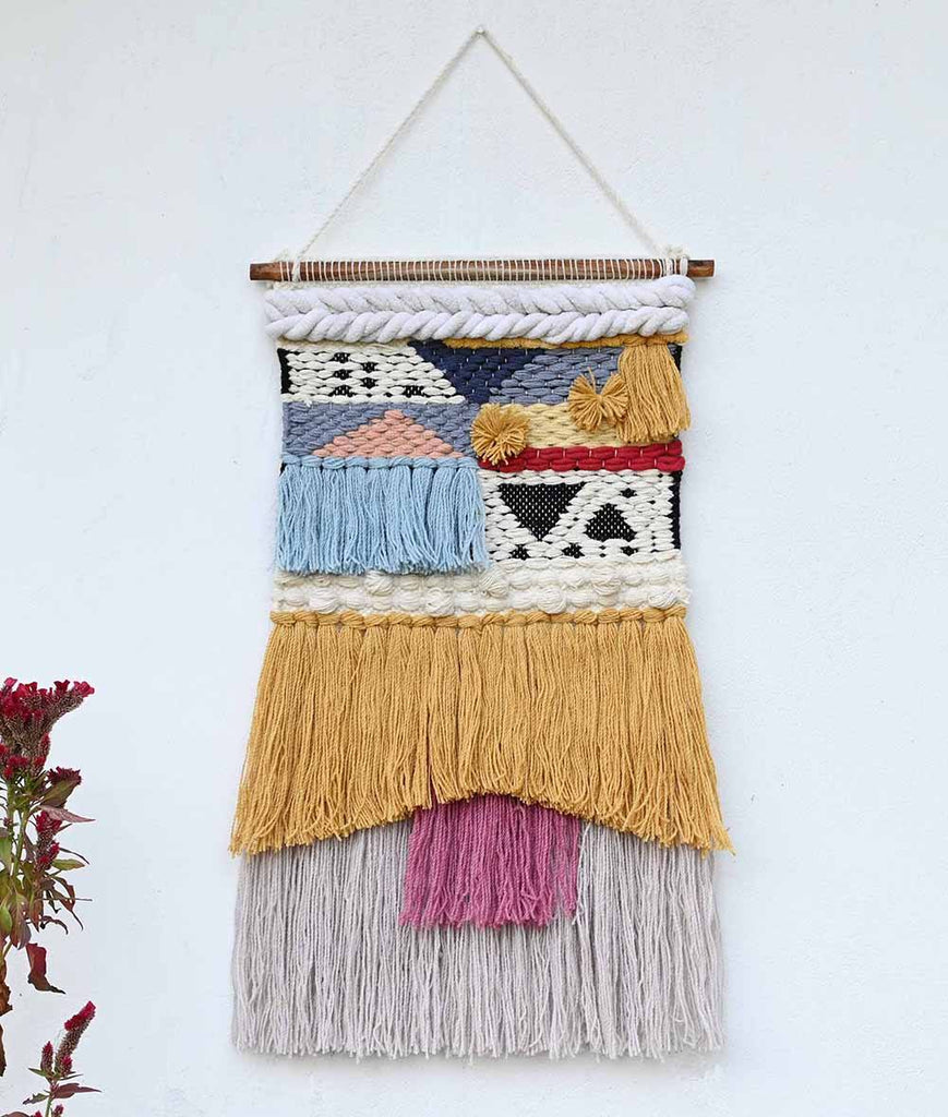 Sona Blended Wool Handwoven Wall Hanging Art