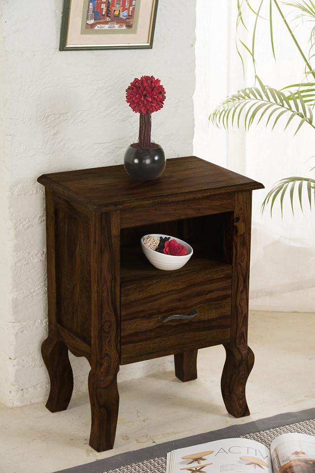Solid Wood Tania Bedside Table