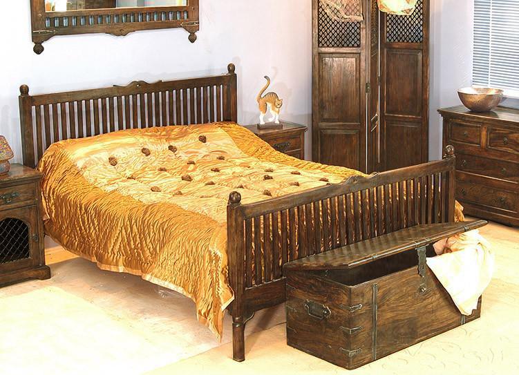 Solid Wood Jodhpur Bed