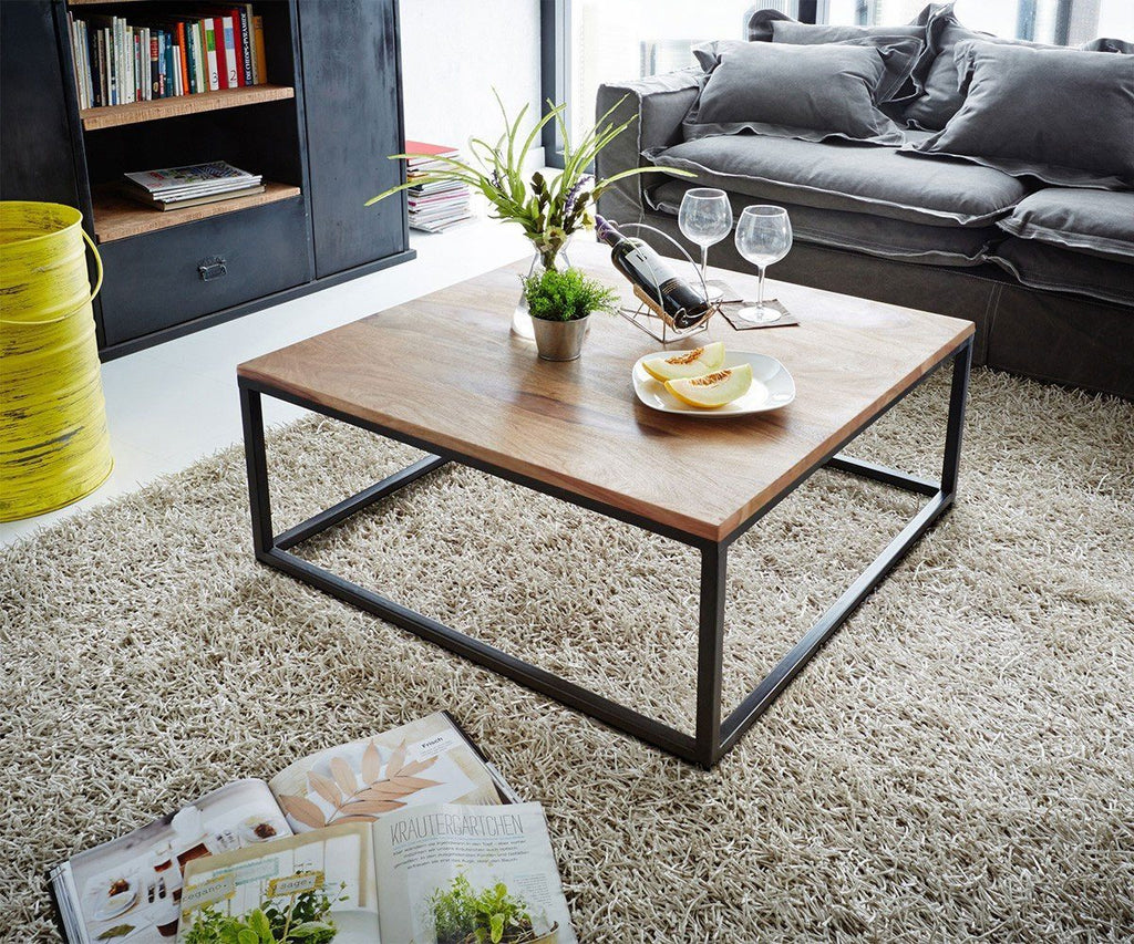 Solid Wood Indiana Rock Coffee Table