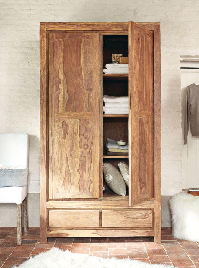 Solid Wood Voted Wardrobe